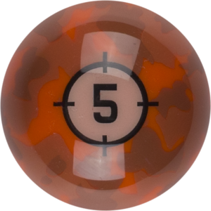 Aramith Camouflage Replacement Ball – #5 | Golden Break Billiards
